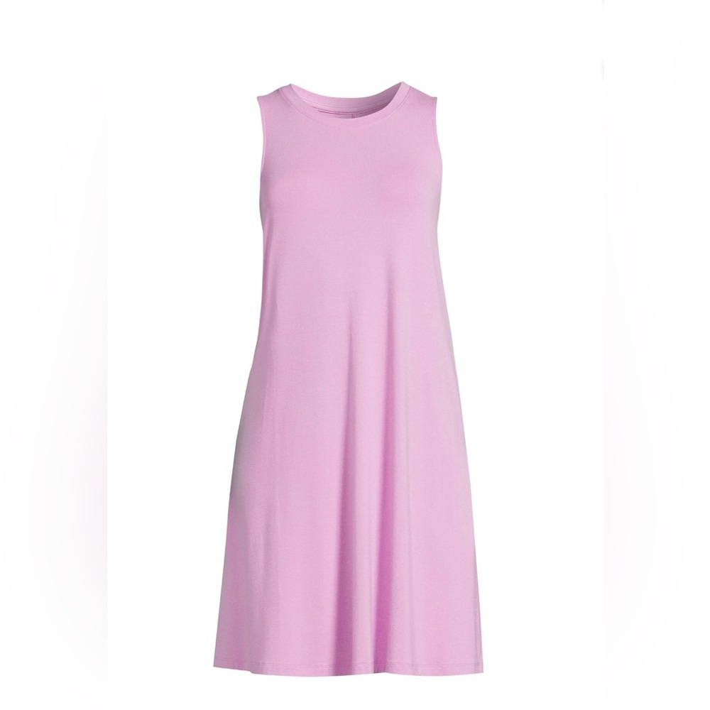 Time and Tru Women's Sleeveless Knit Swing Dress